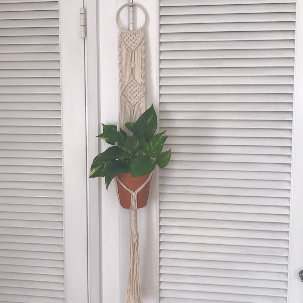 Macrame plant hanger